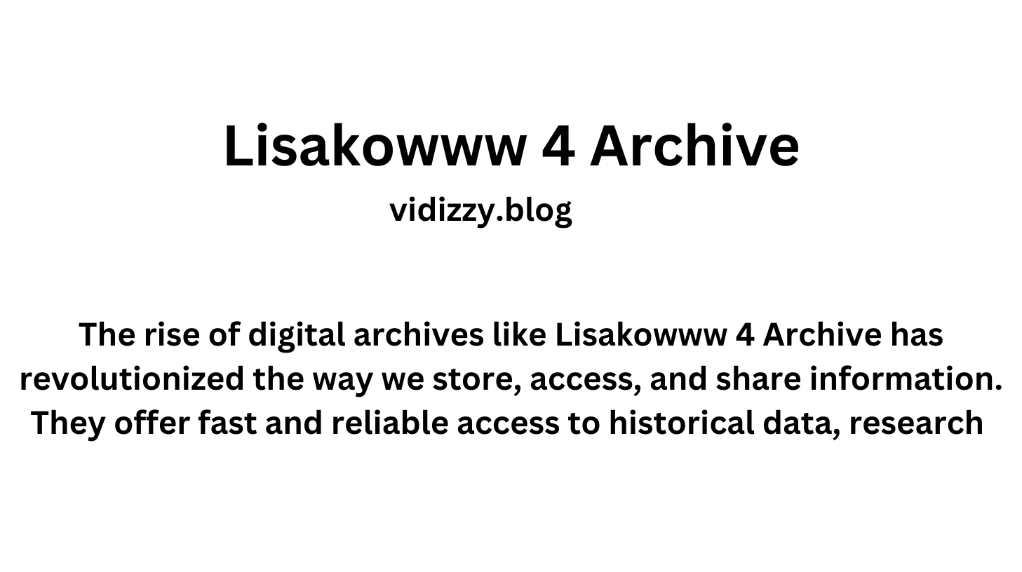 Lisakowww 4 Archive