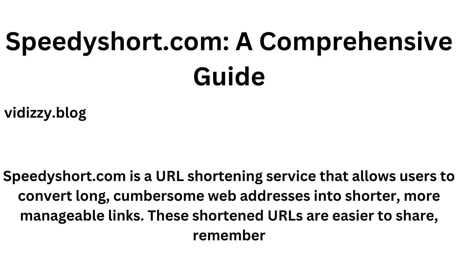 Speedyshort.com: A Comprehensive Guide